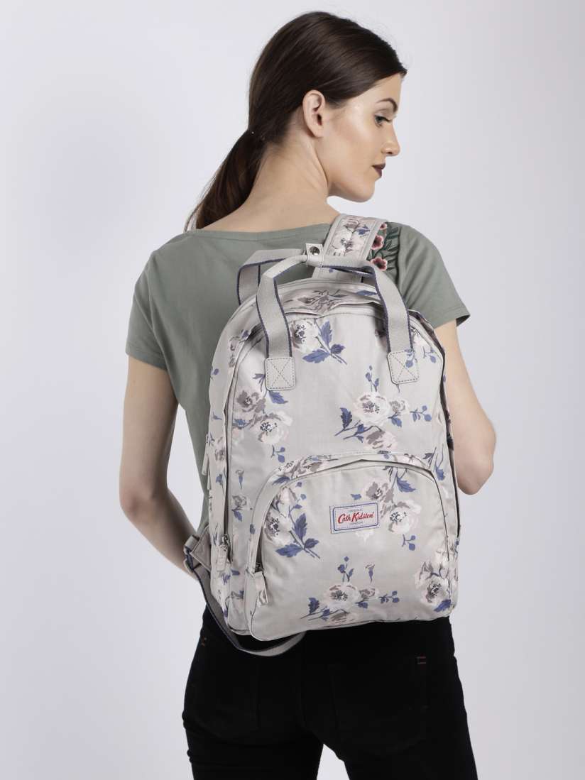 Buy Cath Kidston Women Grey Graphic Backpack Backpacks for Women 2443294 Myntra