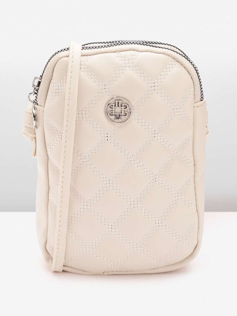 Buy Lino Perros Structured Sling Bag with Quilted Detail Handbags for Women 24435878 Myntra