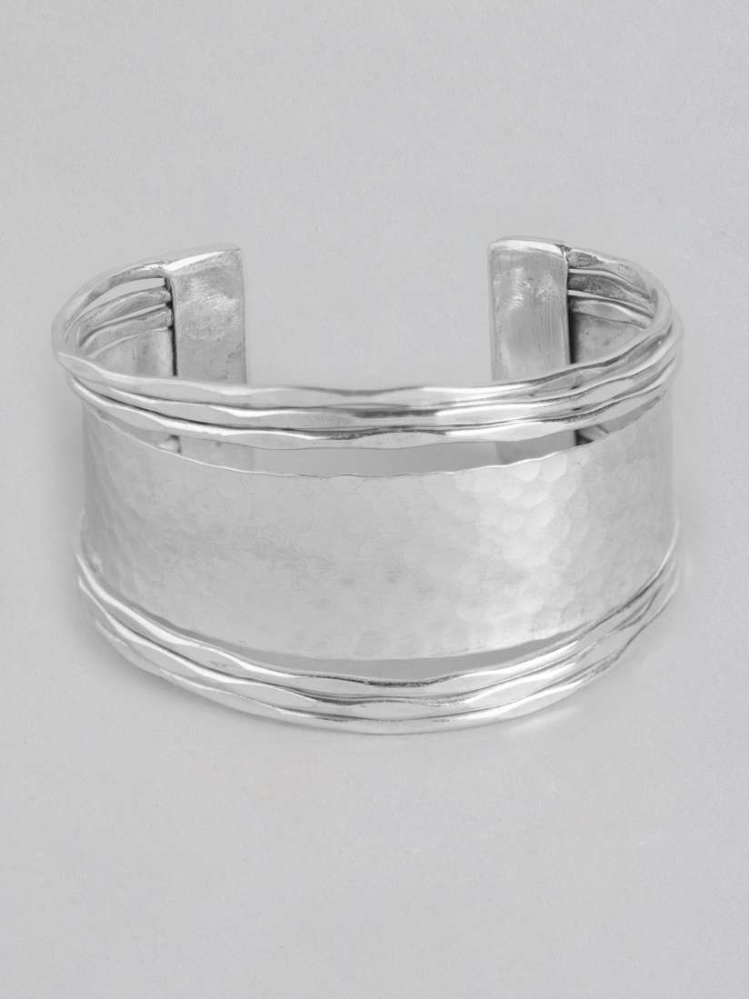 Silver plated cuff bracelet clearance