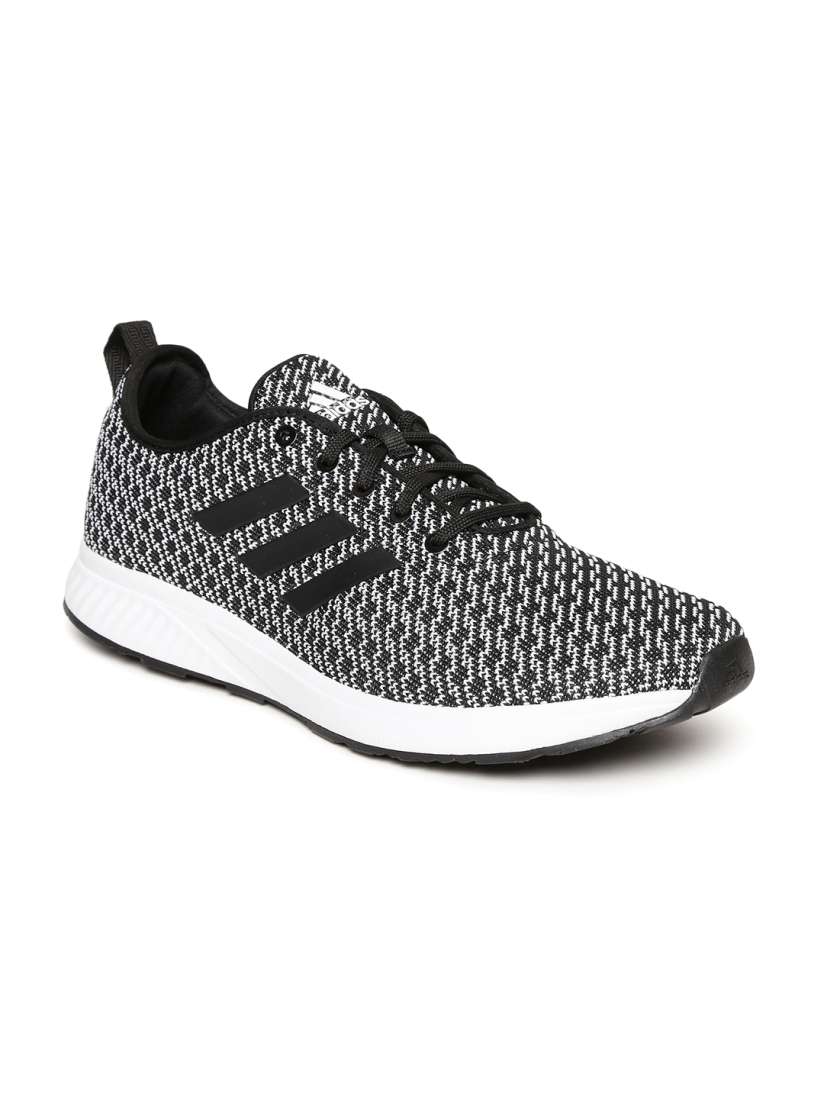 Buy ADIDAS Men Black White Kivaro 1 Patterned Running Shoes Sports Shoes for Men 2444384 Myntra