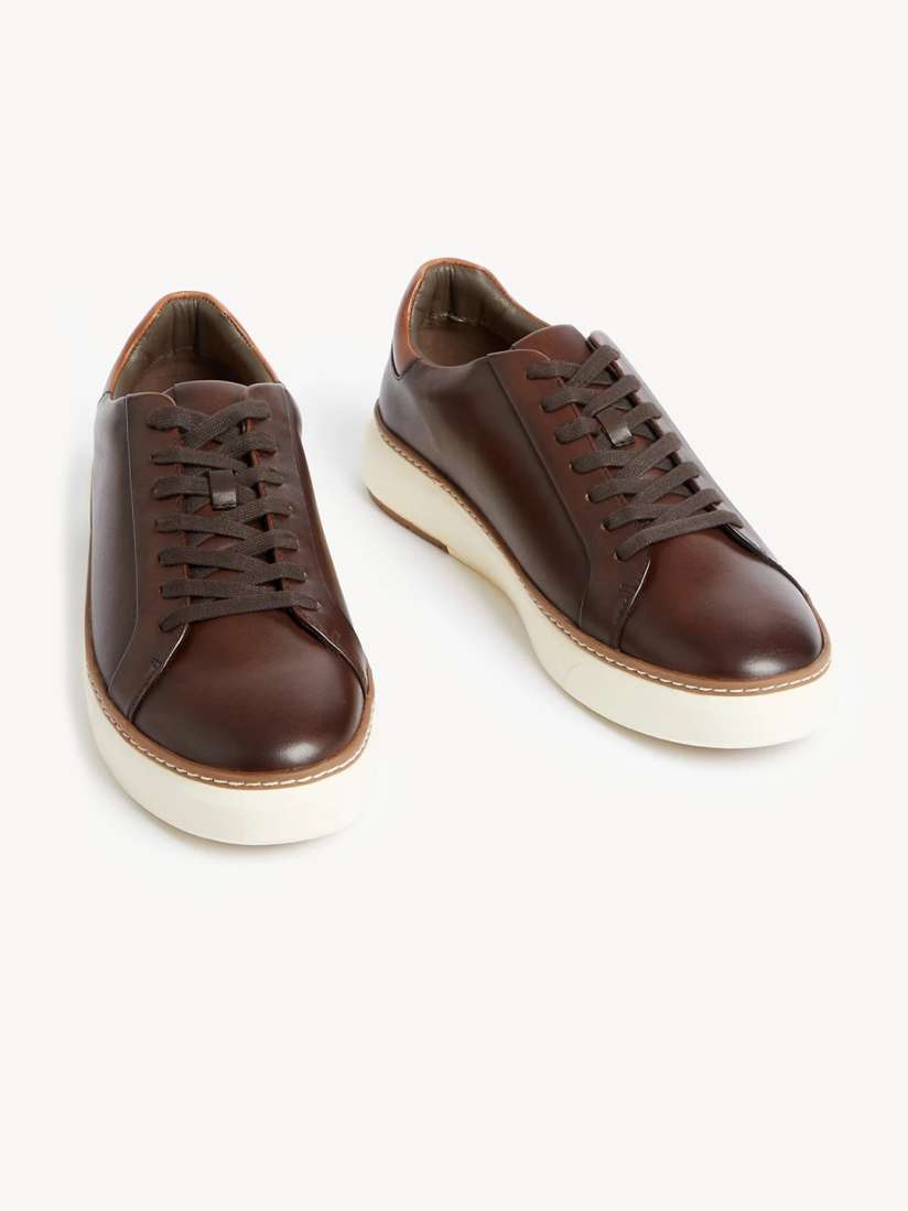 Buy Marks Spencer Men Contrast Sole Sneakers Casual Shoes for Men 24451000 Myntra