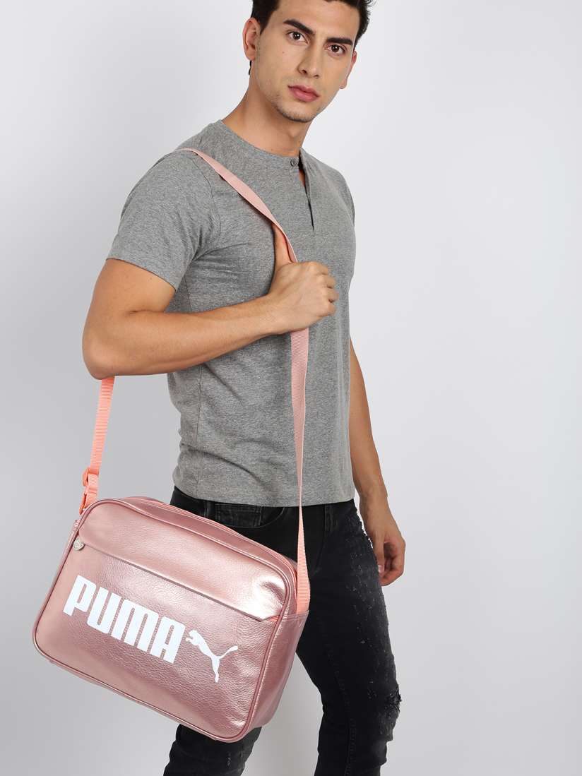 Buy Puma Unisex Pink Printed Campus Reporter Messenger Bag Messenger Bag for Unisex 2445170 Myntra