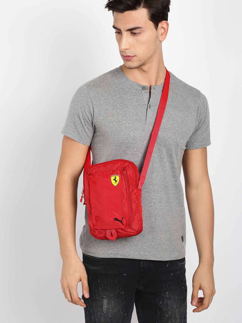 Buy Puma Unisex Red Scuderia Ferrari Fanwear Portable Messenger Bag Messenger Bag for Unisex 2445179 Myntra