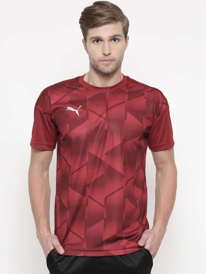 Buy Puma Men Maroon Sublimation Print Graphic T shirt Tshirts for Men 2445766 Myntra