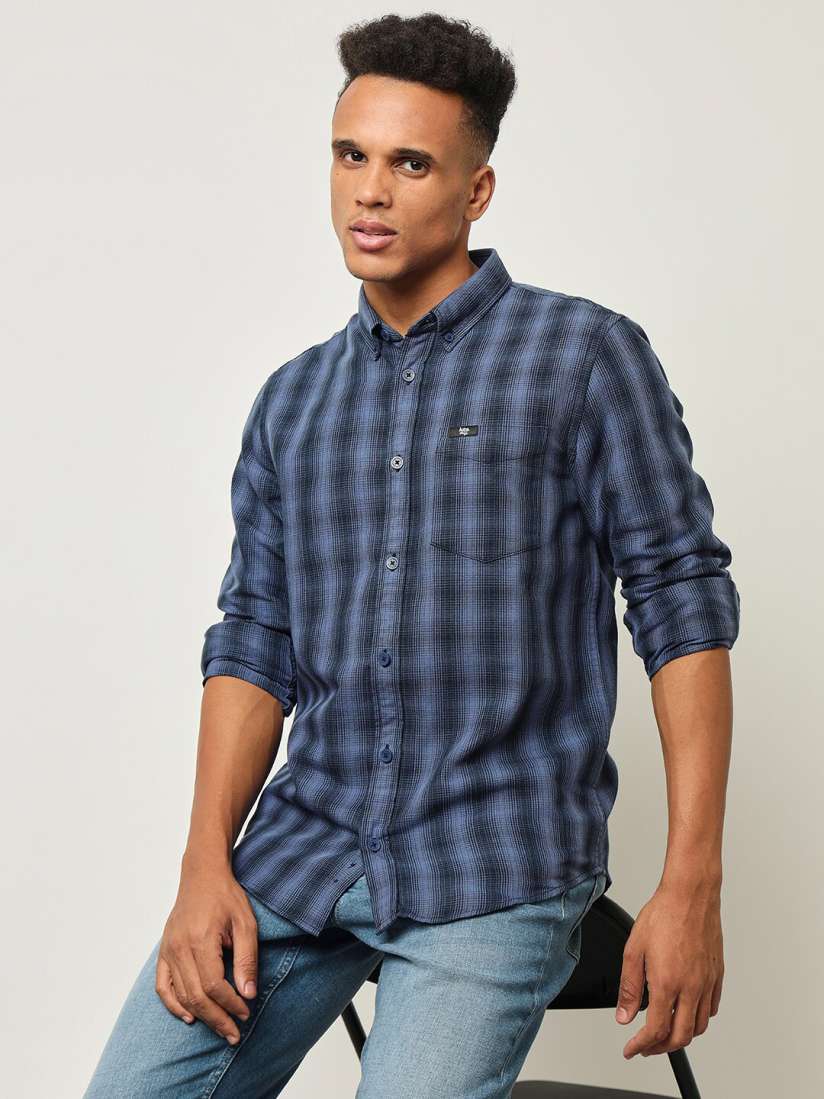 Buy Lee Classic Buffalo Checked Cotton Casual Shirt Shirts for Men 24460038 Myntra