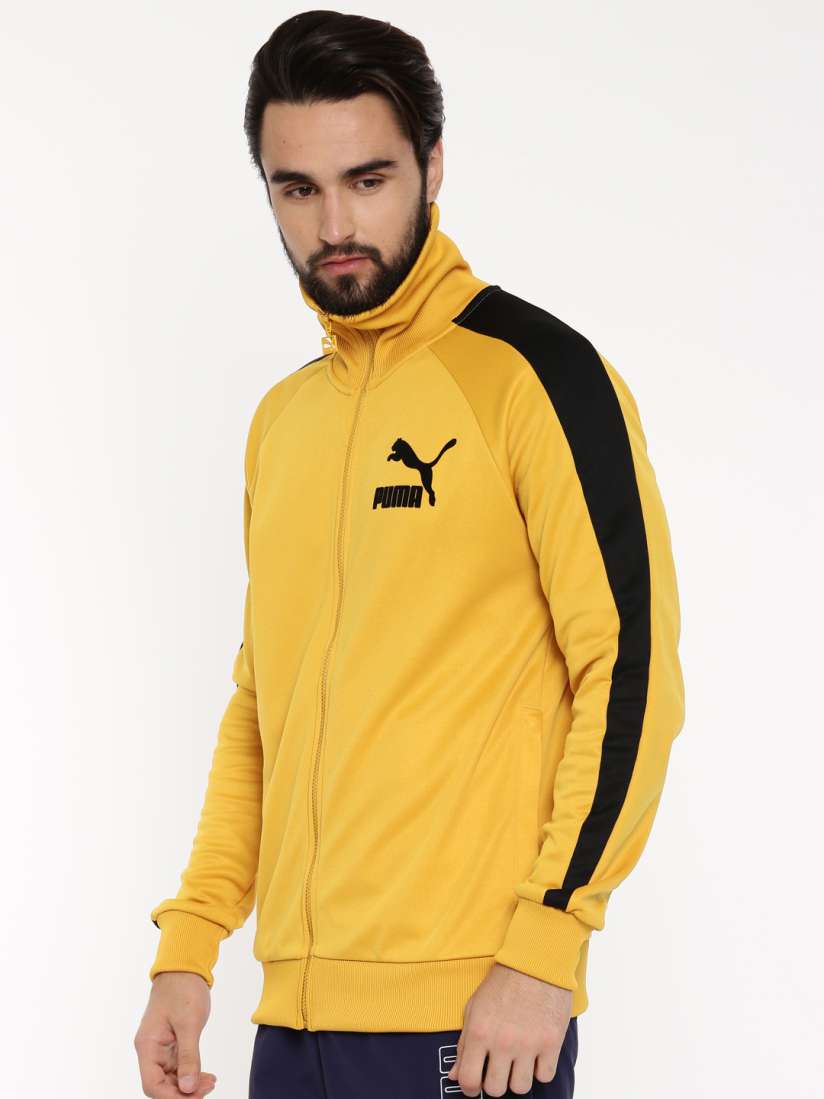 Puma t7 vintage track jacket in yellow discount