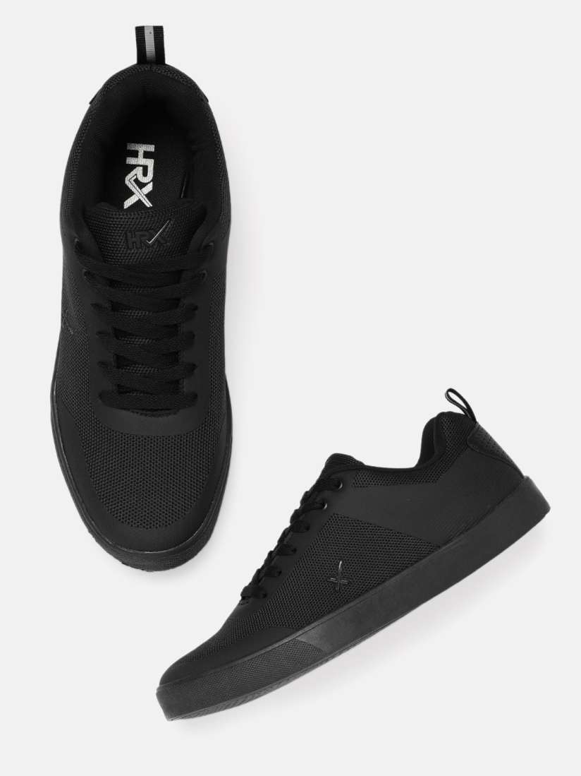 Hrx black casual shoes deals