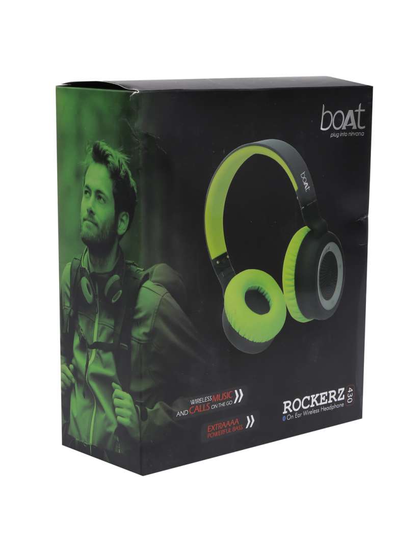 Buy boAt Black Green Rockerz 430 Bluetooth Headphones with Mic Headphones for Unisex 2446664 Myntra