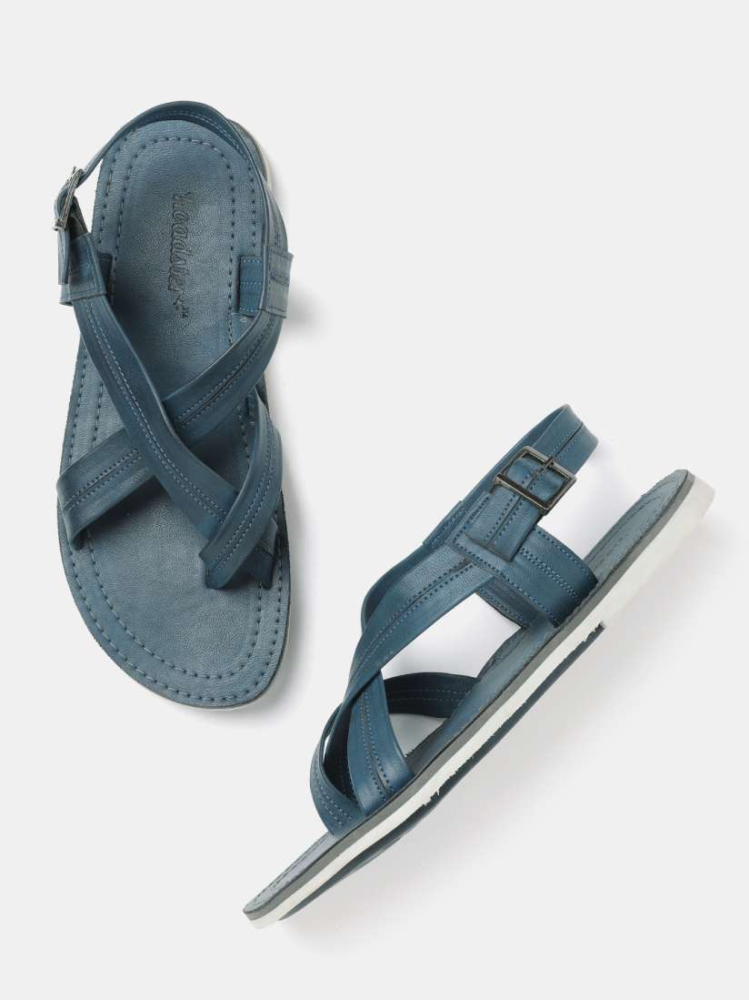 Roadster navy blue sandals shop