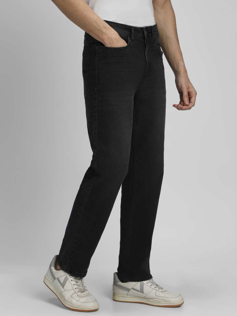 Buy Dennis Lingo Men Straight Fit Mid Rise Clean Look Stretchable Jeans Jeans for Men 24473778 Myntra