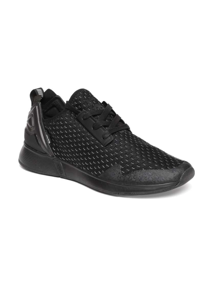 Levi's black leather sneakers cheap