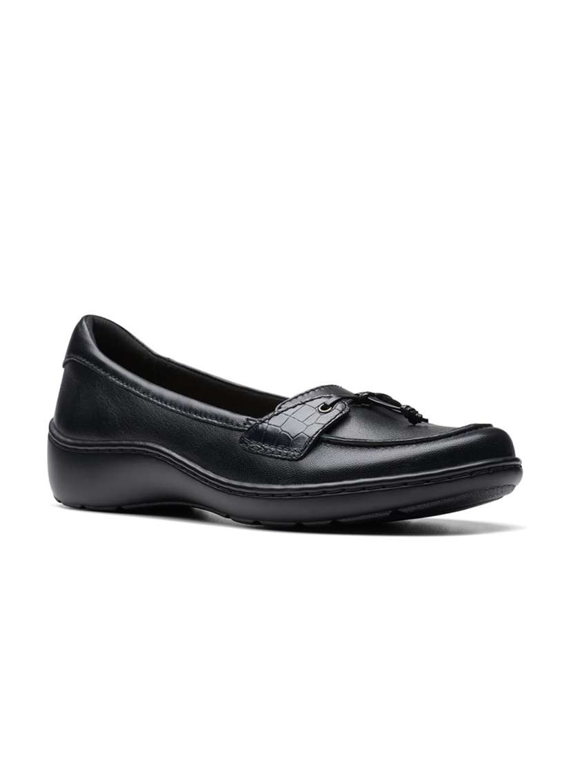 Buy Clarks Women Textured Leather Formal Loafers Formal Shoes for Women 24482888 Myntra
