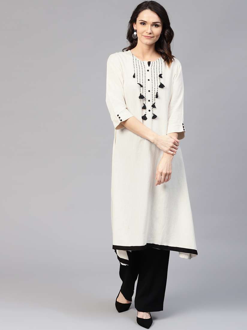 White Kurta Kurta Design 2018 For Ladies Junaid Jamshed Kurta Eid