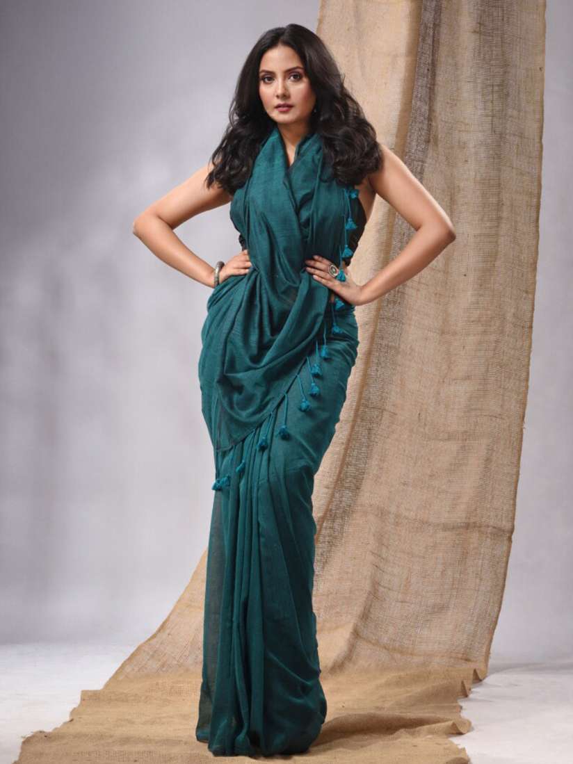 Saree gown myntra cheap
