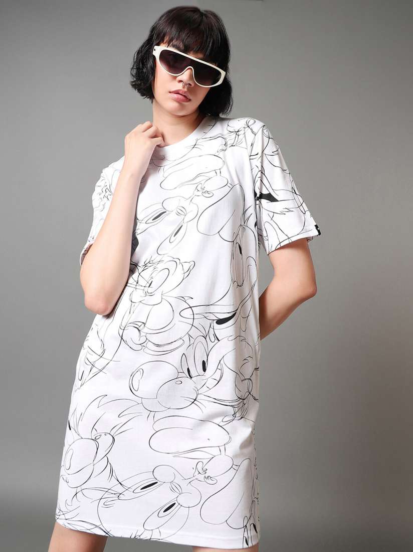 Looney tunes t shirt dress cheap
