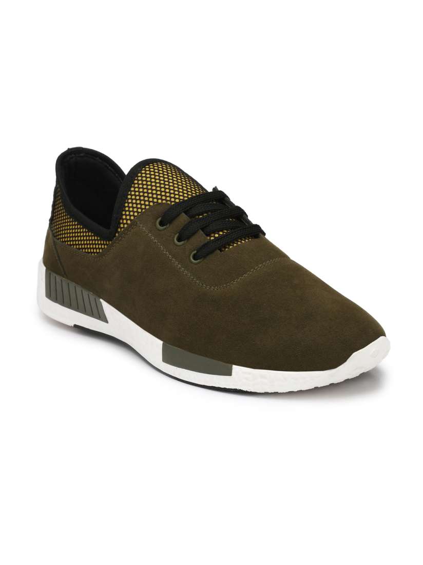 Buy Mactree Men Olive Green Sneakers Casual Shoes for Men 2448582 Myntra