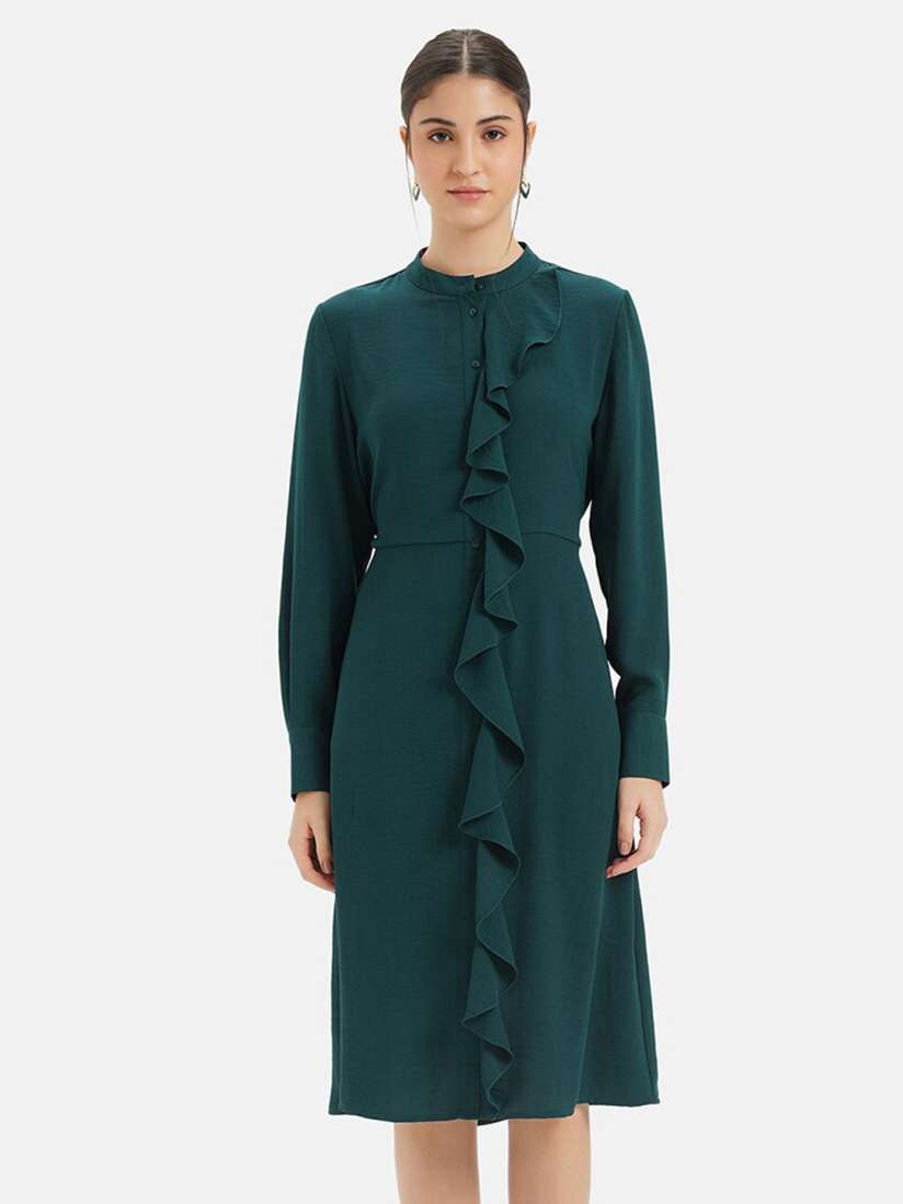 Buy Kazo Ruffles A Line Dress Dresses for Women 24486278 Myntra
