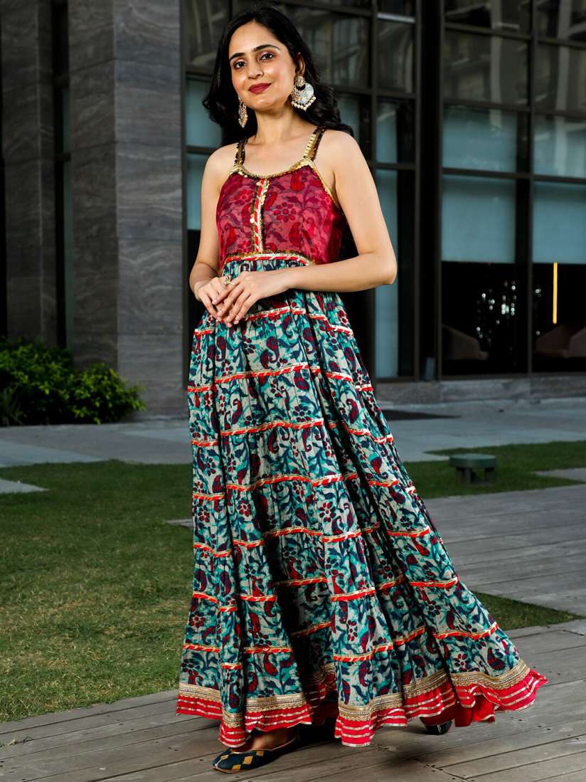 Aks maxi dress myntra outlet