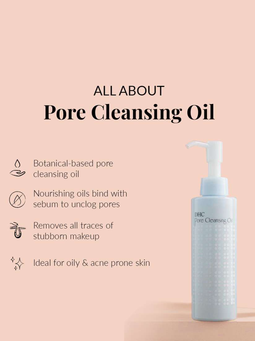 Buy DHC Beauty Pore Cleansing Oil for Oily Acne Prone Skin 150ml Makeup Remover for Women 24487676 Myntra