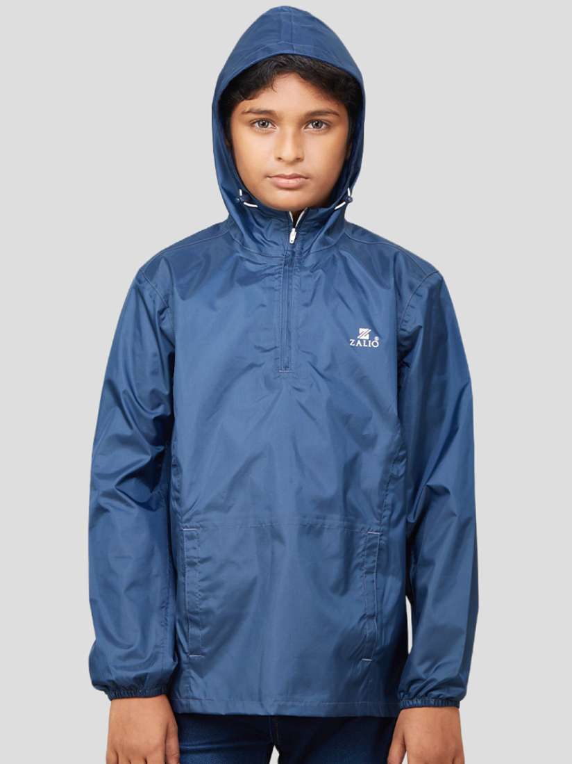 Buy Zalio Boys Hooded Rain Jacket Rain Jacket for Boys 24488380 Myntra