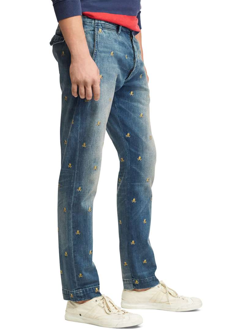Buy Polo Ralph Lauren Slim Fit Embroidered Jeans Jeans for Men 2449094 Myntra