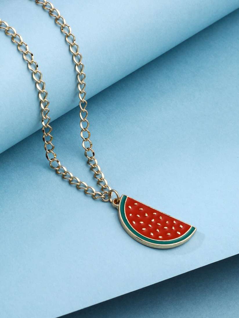 Watermelon necklace on sale