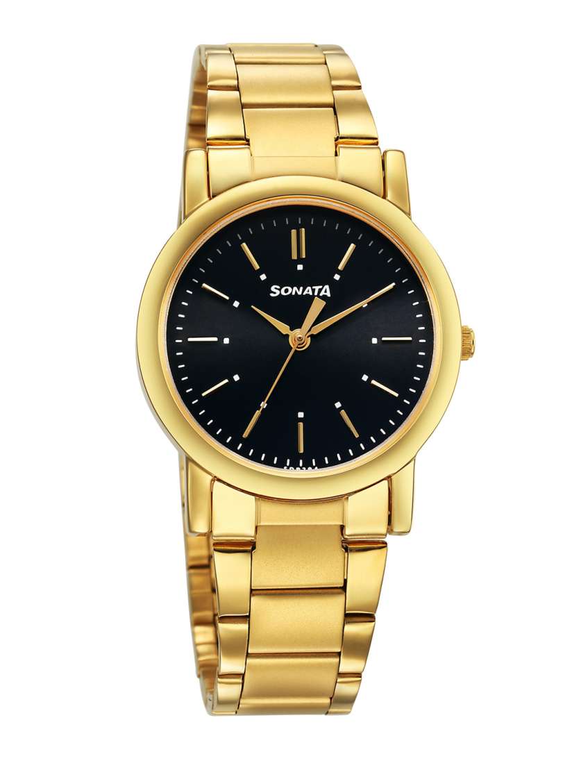 Buy Sonata Classique Collection Men Stainless Steel Bracelet Style Analogue Watch 7987YM12W Watches for Men 24500066 Myntra