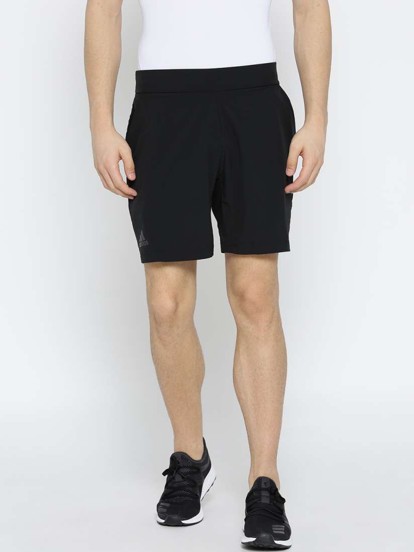 Buy ADIDAS Men Black Stretch Sports Shorts Shorts for Men 2450301 Myntra