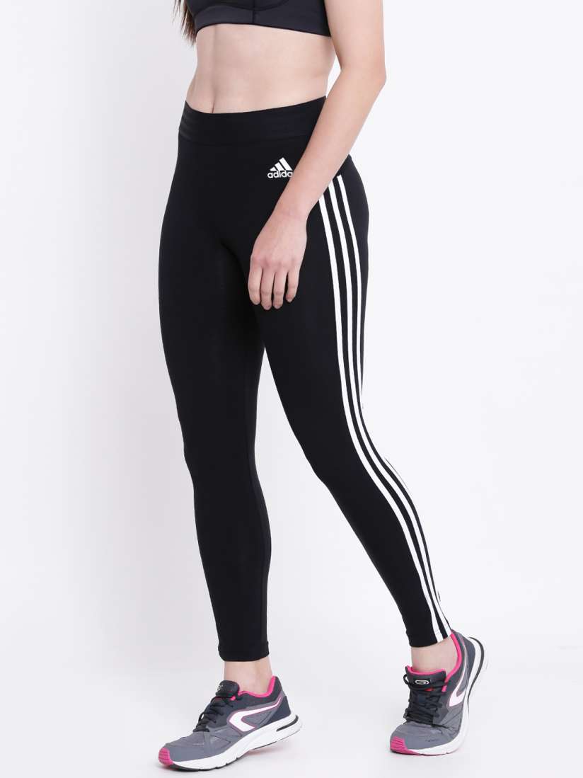 Buy ADIDAS Women Black ESS 3S Tights Tights for Women 2450417 Myntra