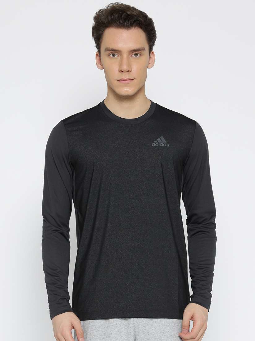 Buy ADIDAS Men Black Freelift Elite Solid Training T shirt Tshirts for Men 2450752 Myntra