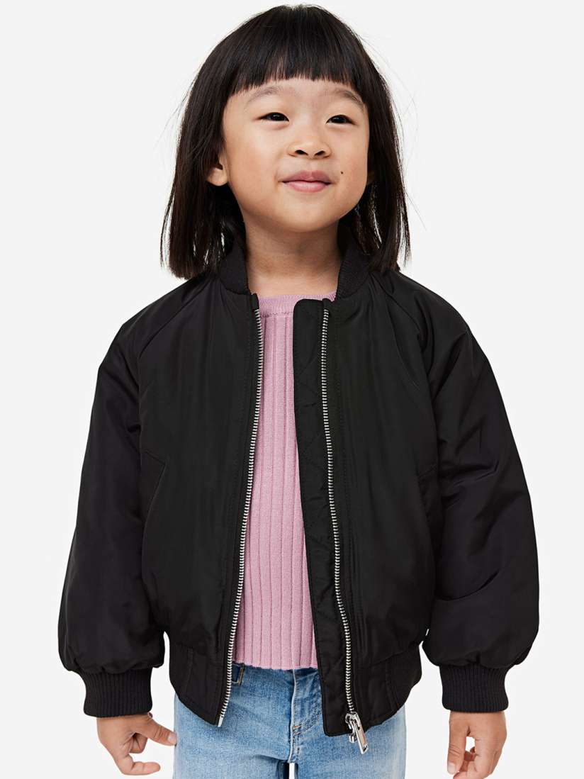 Buy H M Bomber Jacket Jackets for Girls 24508540 Myntra