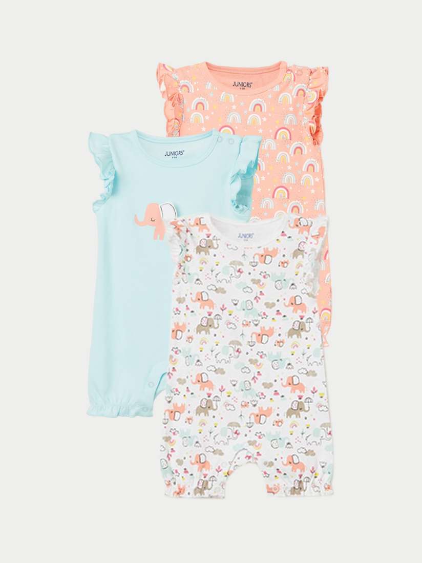 Cotton rompers for juniors shop