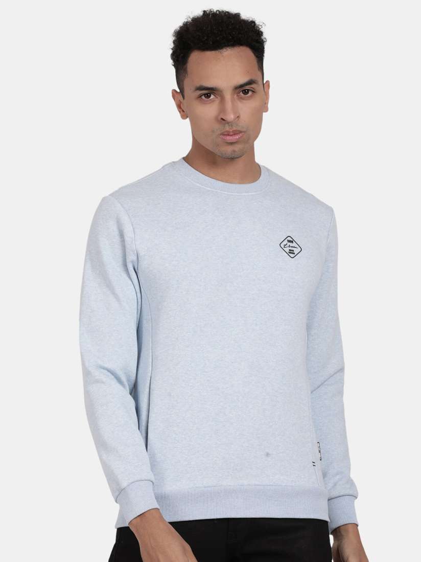 Buy t base Round Neck Pullover Sweatshirt Sweatshirts for Men 24513766 Myntra
