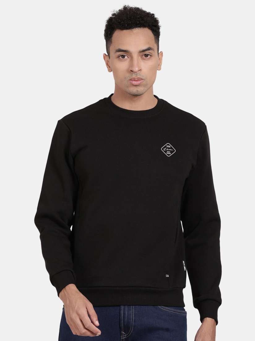 Buy t base Men Round Neck Pullover Sweatshirt Sweatshirts for Men 24514098 Myntra