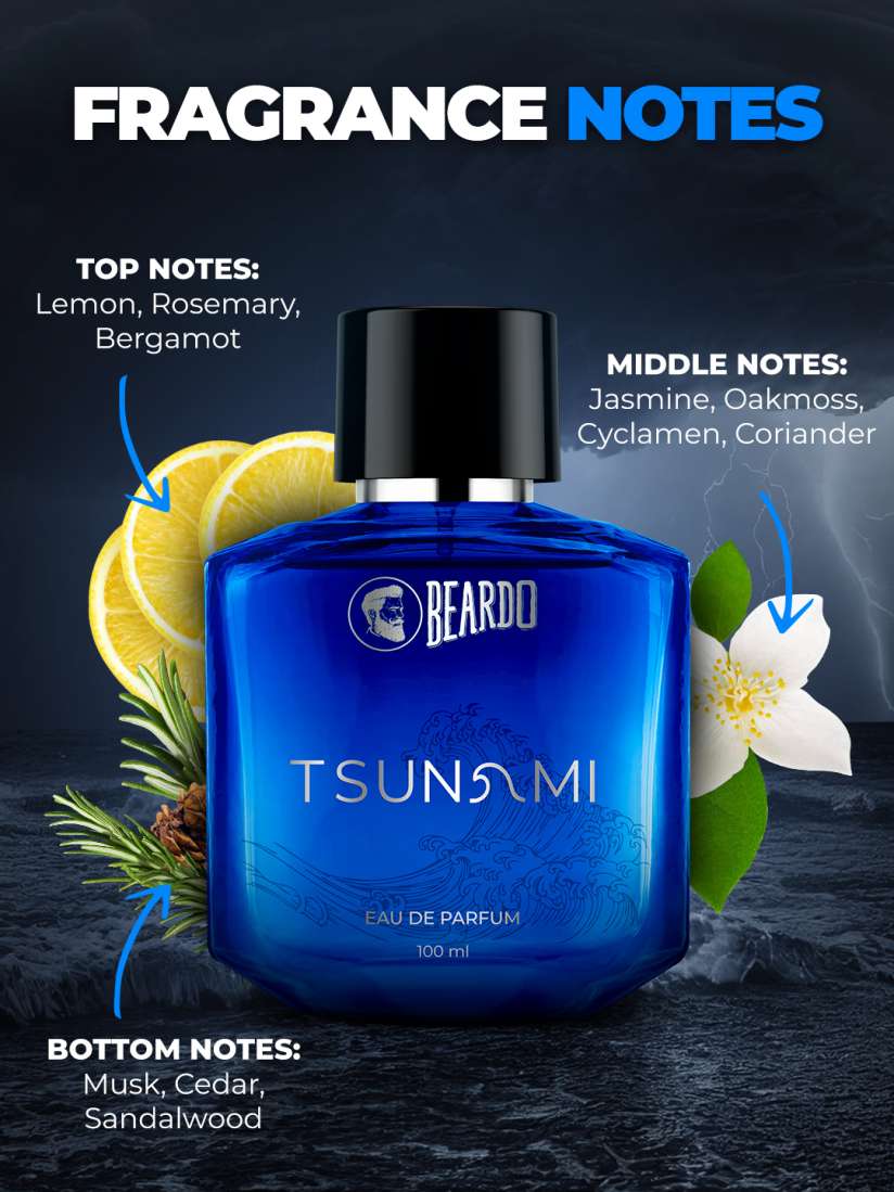 Buy BEARDO Men Tsunami Long Lasting Eau de Parfum 380g 100ml Perfume for Men 24517092 Myntra