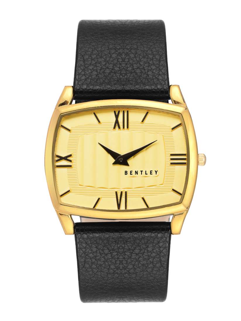Buy BENTLEY Men Black Gold Toned Analogue Watch Watches for Men 2451857 Myntra