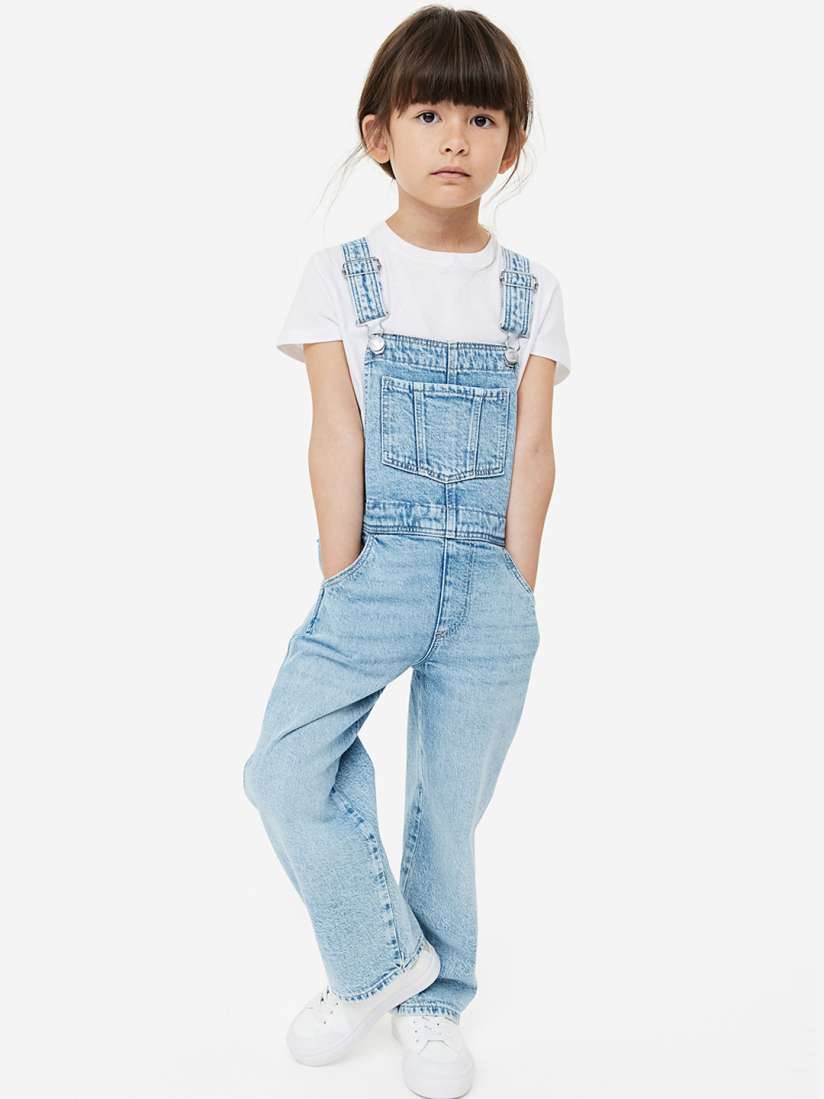 Buy H M Girls Denim Dungarees Dungarees for Girls 24520784 Myntra