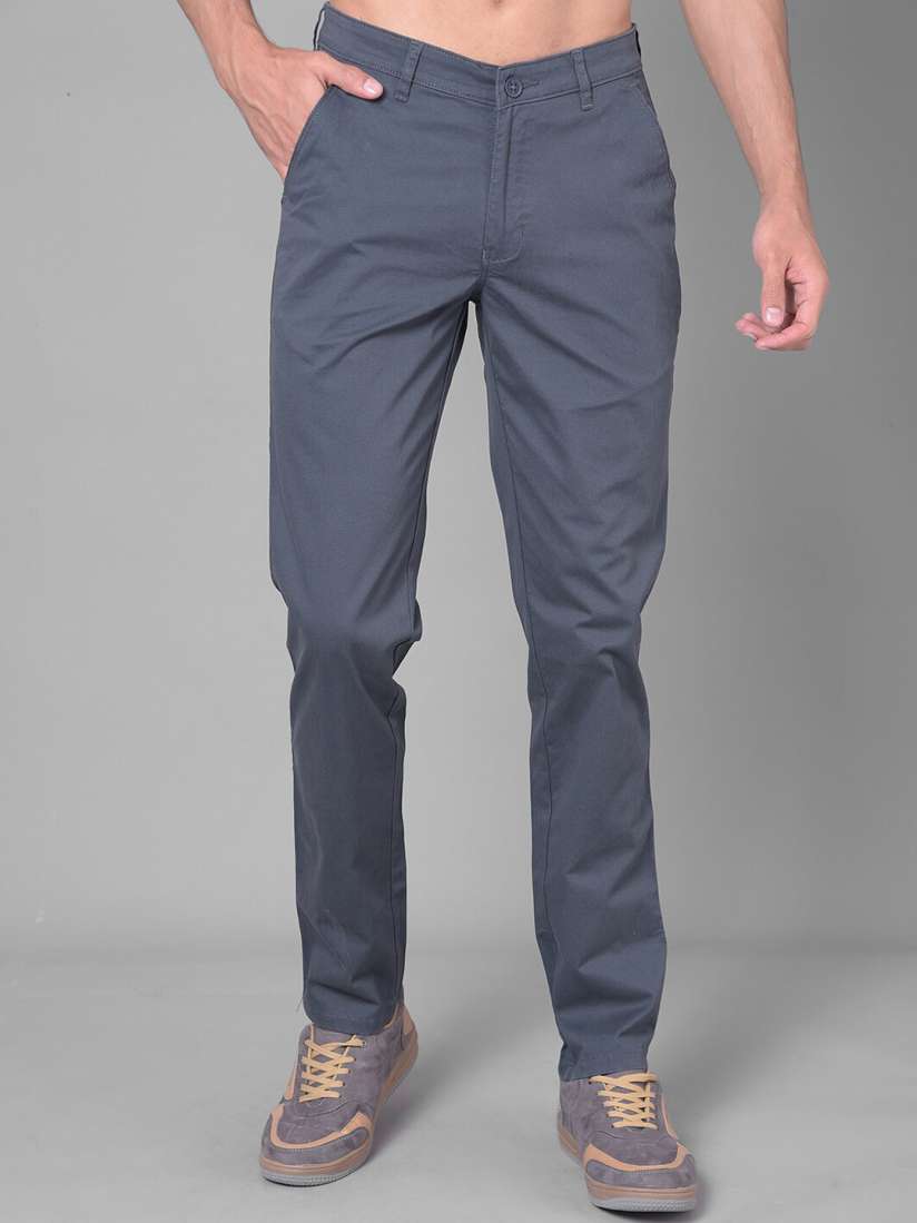 Buy COBB Men Slim Fit Cotton Regular Trousers Trousers for Men 24525356 Myntra