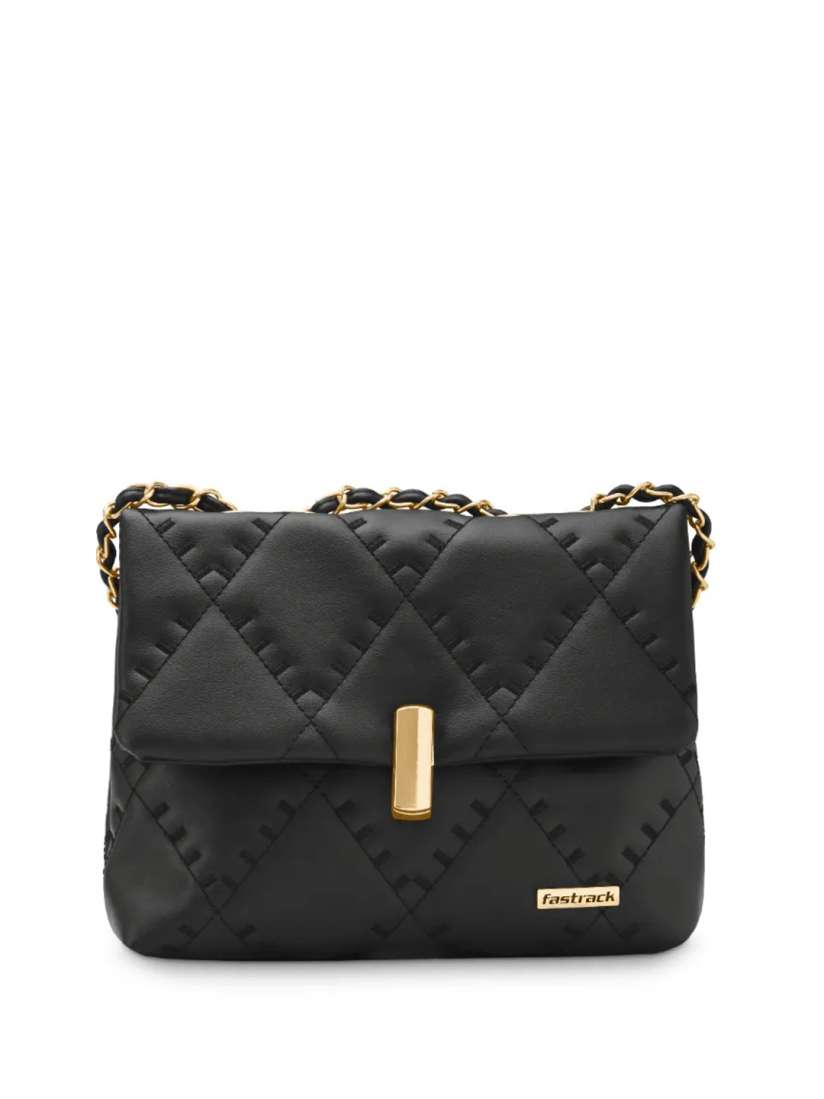 Buy Fastrack Quilted Structured Sling Bag Handbags for Women 24525672 Myntra