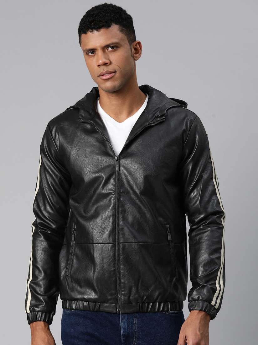 Buy Pierre Carlo Men Solid Leather Jacket Jackets for Men 24526192 Myntra