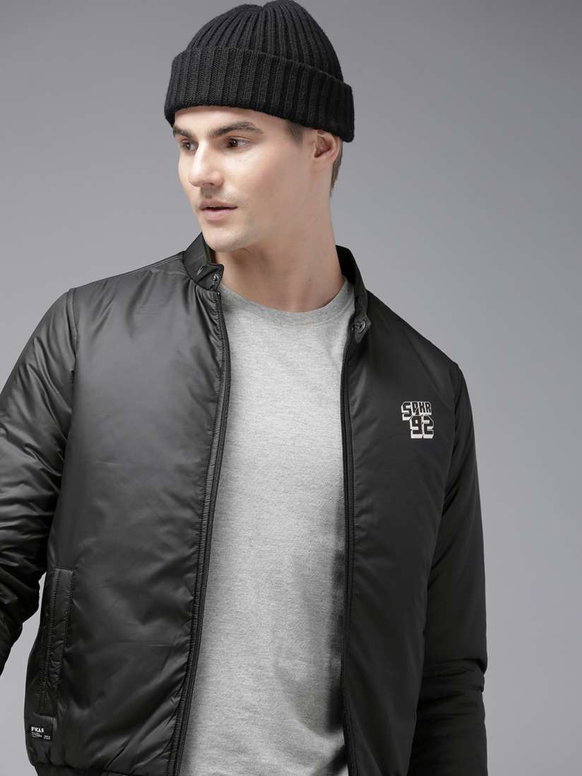 Buy SPYKAR Brand Logo Printed Lightweight Bomber Jacket Jackets for Men 24527916 Myntra