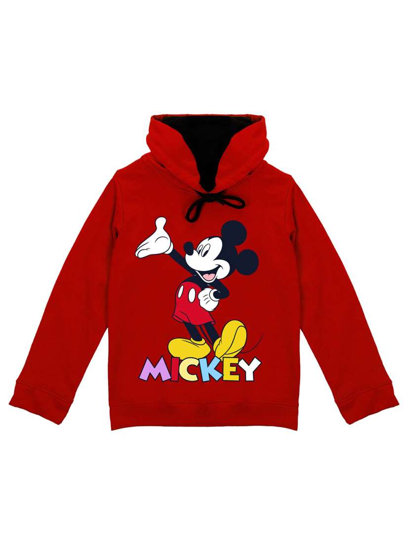 Buy Wear Your Mind Boys Mickey Mouse Printed Hooded Sweatshirt Sweatshirts for Boys 24528818 Myntra