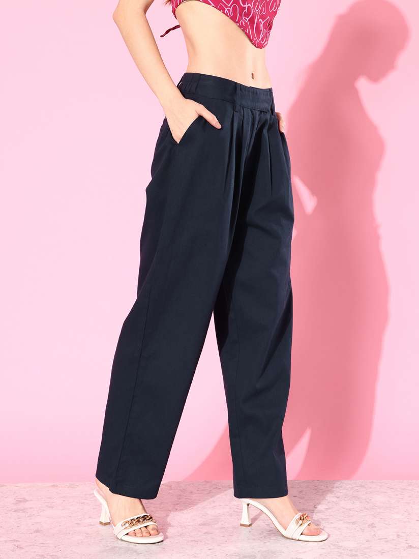 Pure cotton trousers womens hotsell