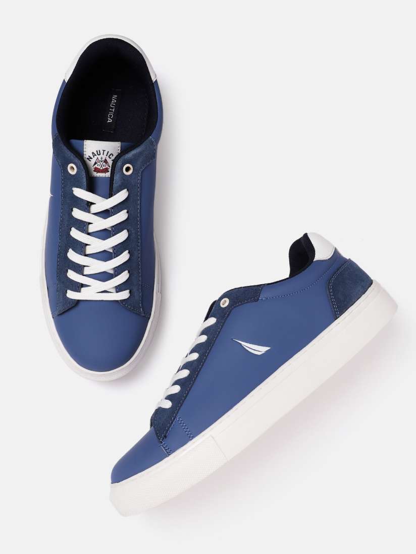 Nautica blue sneakers shop