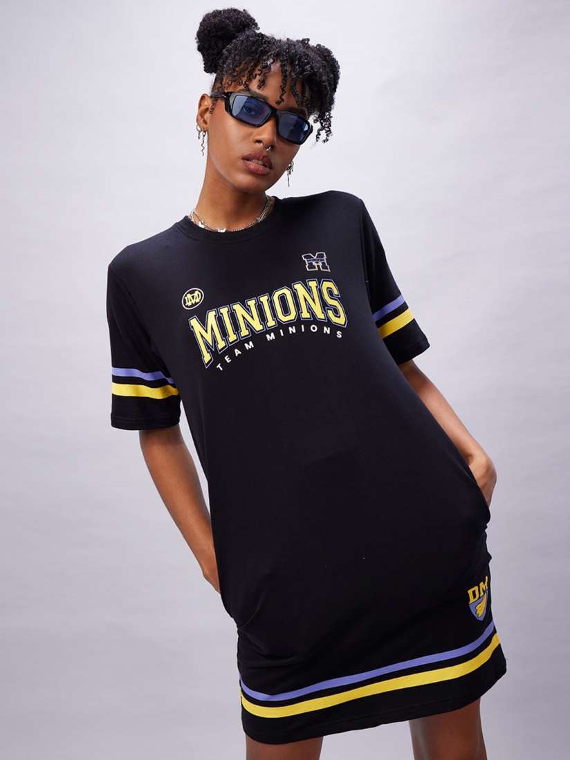 T shirt dress myntra cheap