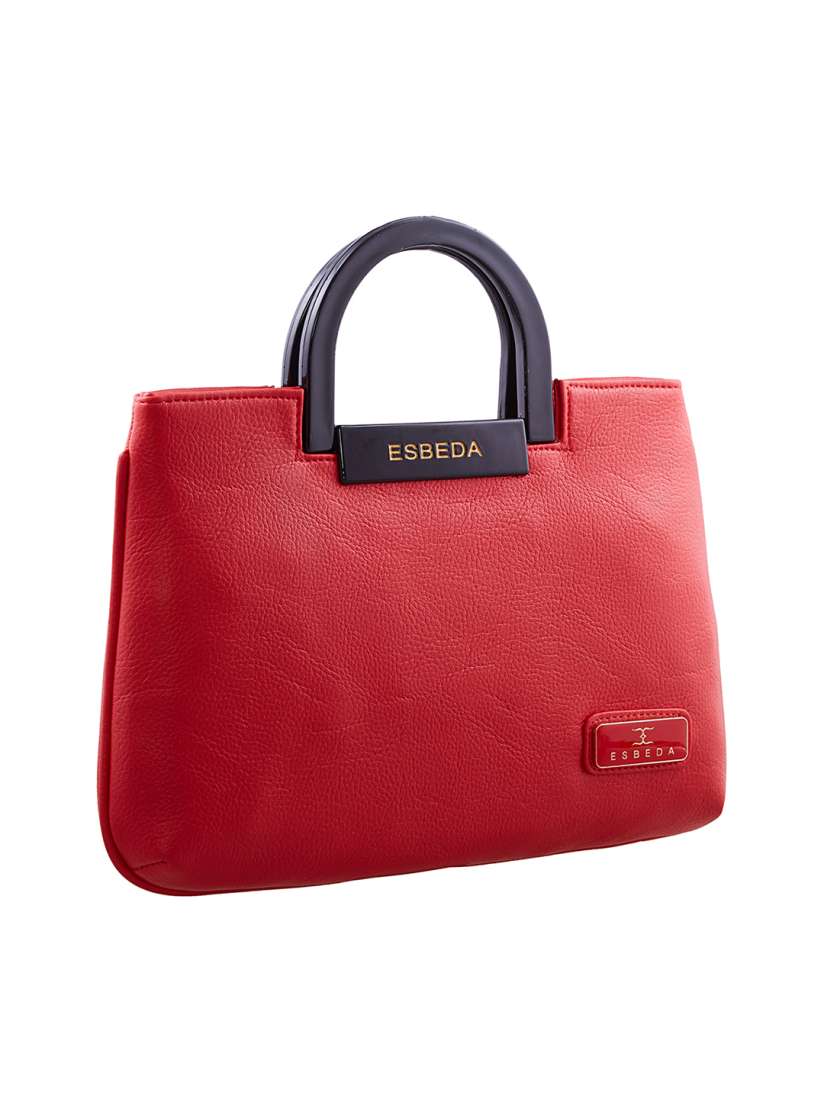 Buy ESBEDA Women Red Solid Handheld Bag Handbags for Women 2453911 Myntra