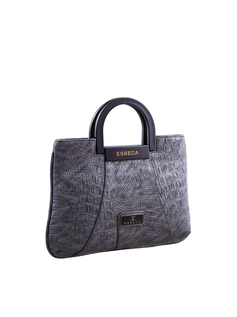 Buy ESBEDA Grey Printed Handheld Bag Handbags for Women 2453973 Myntra