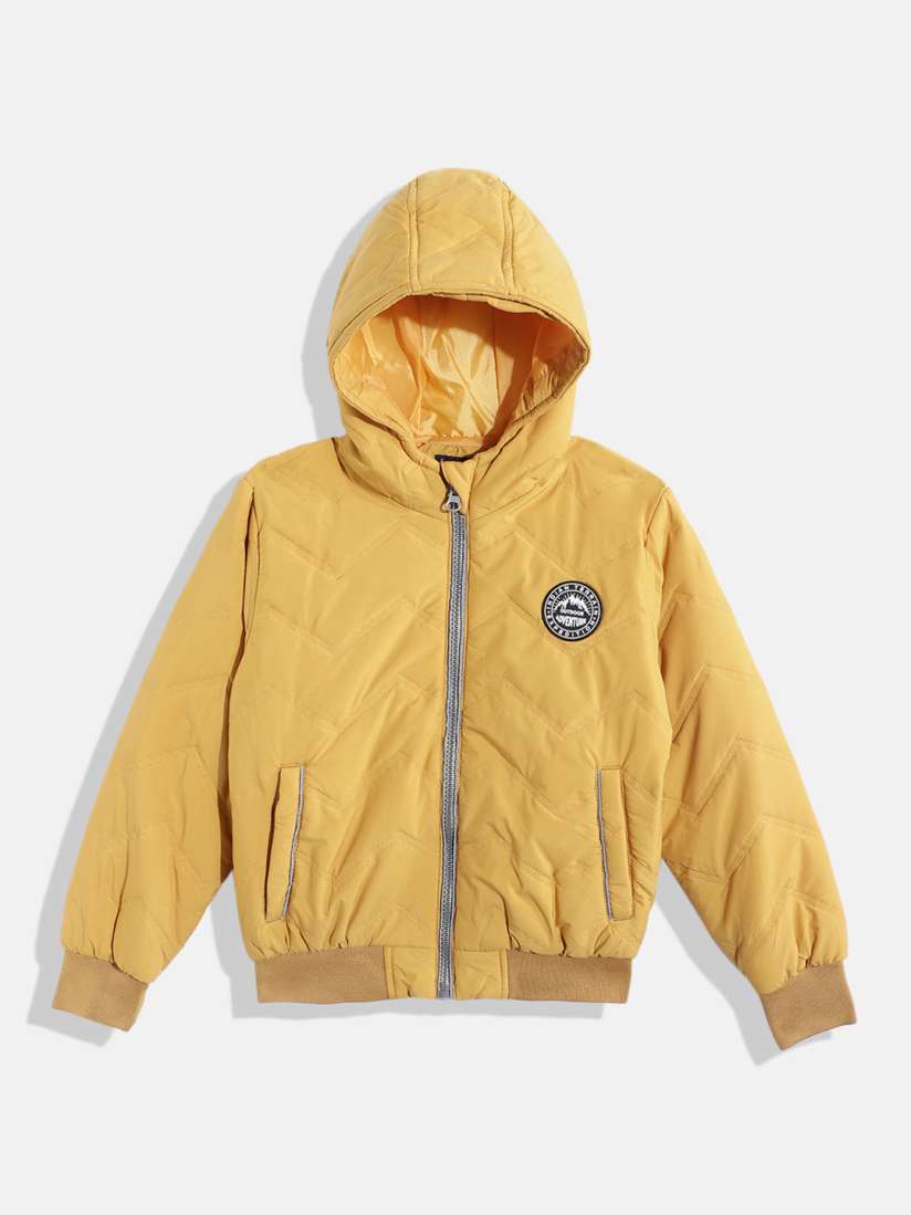 Boys hooded bomber jacket online