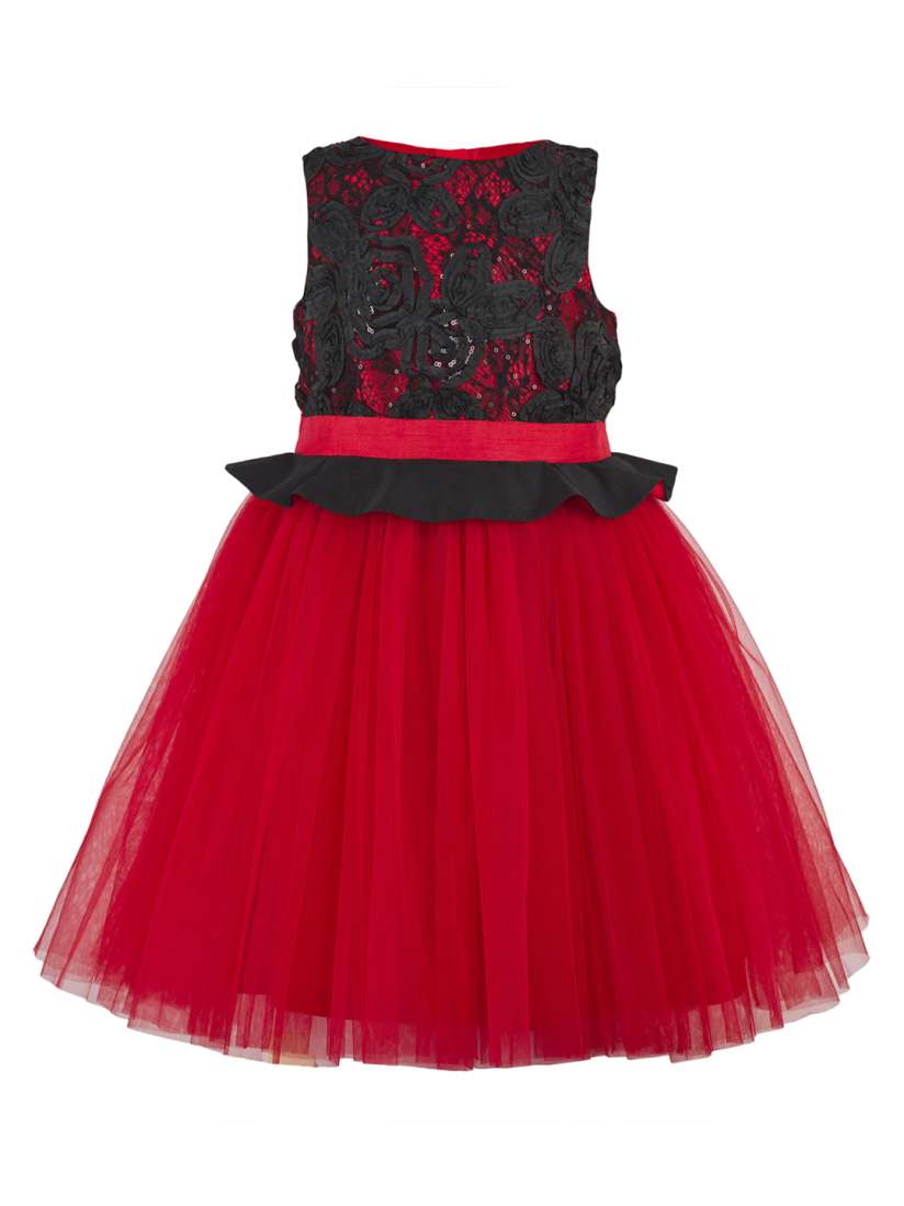 Myntra red gown sales