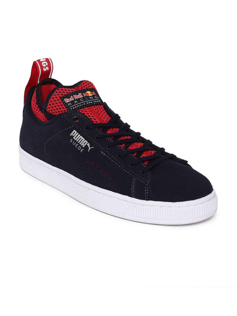 Buy PUMA Motorsport Men Black Red Bull Racing Suede Sneakers Casual Shoes for Men 2454412 Myntra